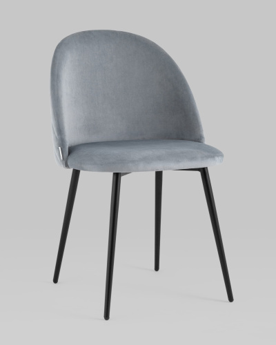 Стул Фолио велюр серый. Фото №3