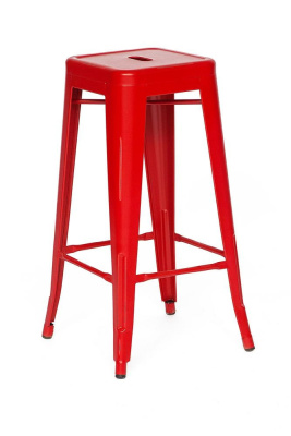 Табурет металлический Secret De Maison Loft mod. 008 Red. Фото
