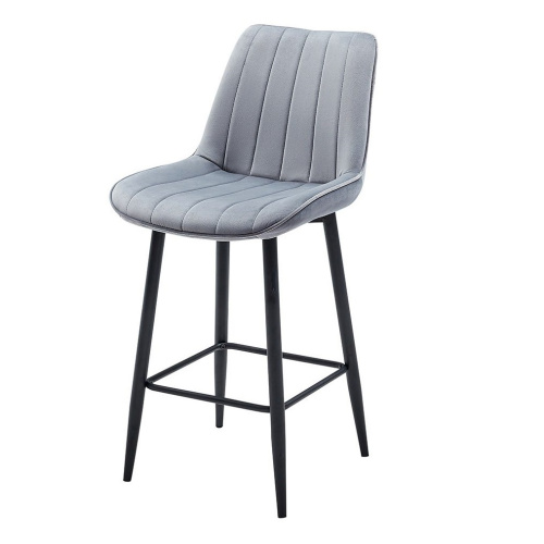 Стул полубарный CG1953B серый UF910-03. Фото №2