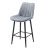 Стул полубарный CG1953B серый UF910-03. Фото №2