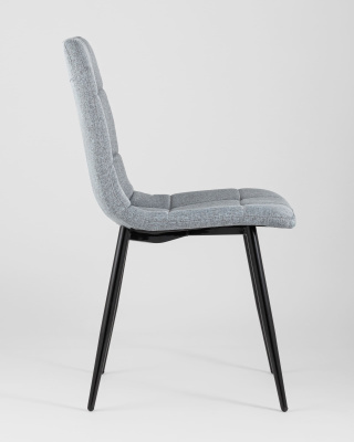 Стул Вольт рогожка серо-голубой фото Стул Вольт рогожка серо-голубой. Фото