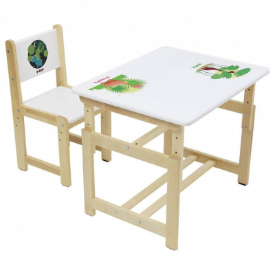 Набор учебный Polini kids Eco 400 SM, белый. Фото