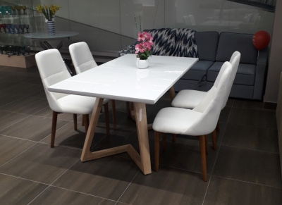 Стол T1692 (160-200) Белый фото Стол T1692 (160-200) Белый. Фото