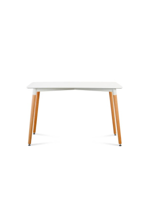 Стол Oslo 120*80, белый фото Стол Oslo 120*80, белый. Фото №4