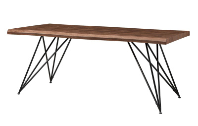 Стол T-1078 орех/матовый черный фото Стол T-1078 орех/матовый черный. Фото