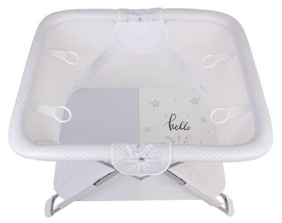 Манеж Polini Kids Comfort, серый. Фото