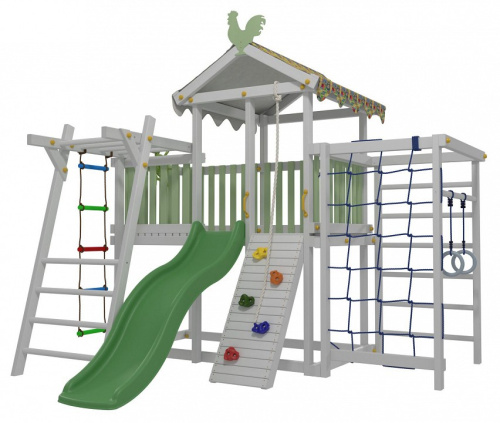 Комплекс игровой ДК2Б, бирюзовый, серый. Фото №7