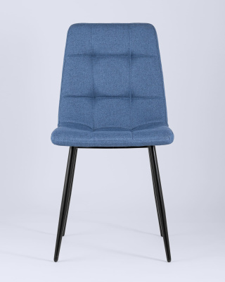 Стул Вольт рогожка синий фото Стул Вольт рогожка синий. Фото