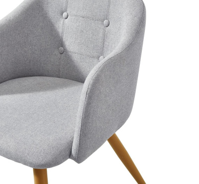 Стул DC-9505 серый/дерево. Фото