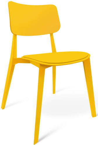 Стул Dario yellow/yellow. Фото №1