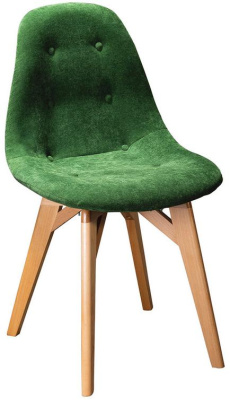 Стул Валенсия велюр серый золотые ножки фото Стул Валенсия велюр серый золотые ножки. Фото №2