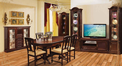 Шкаф с витриной Фальконе ГМ 5152 фото Шкаф с витриной Фальконе ГМ 5152. Фото №2