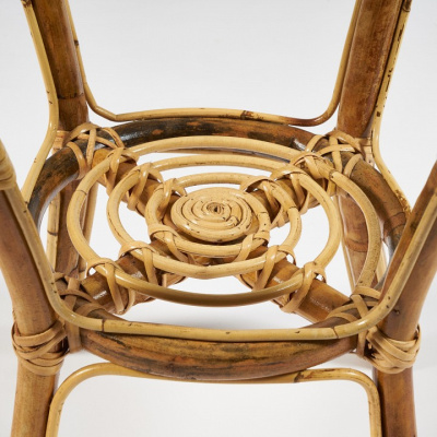 КОМПЛЕКТ  NEW BOGOTA ECO SKIN  ( диван + 2 кресла + стол со стеклом ) /с подушками/ ротанг, кр:61х67х78,5см, дв:108х66х78,5см, ст:D60х56,5см. Фото №2