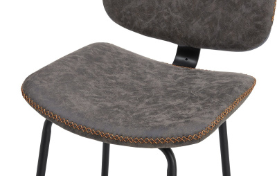 Стул полубарный CQ-5397 серый 2089. Фото №2