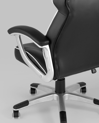 Кресло игровое TopChairs Phantom черное. Фото №8