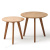 Комплект из двух круглых столиков CT-911 Дуб. Фото №2
