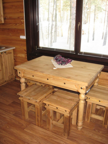 Стол обеденный Викинг GL-05 (6 типоразмеров). Фото №3