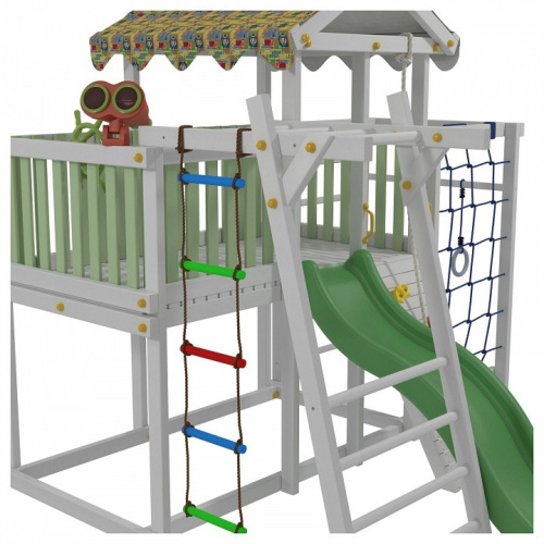 Комплекс игровой ДК2Б, бирюзовый, серый. Фото №6