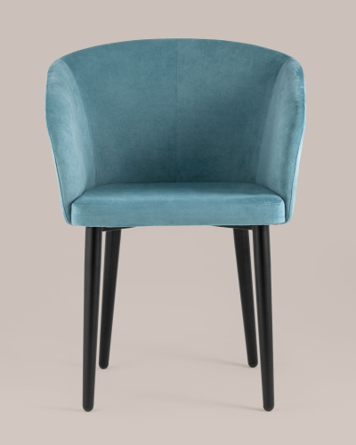 Кресло Ральф велюр пыльно-голубой. Фото №5