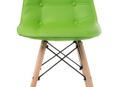 Стул деревянный Kvadro green. Фото