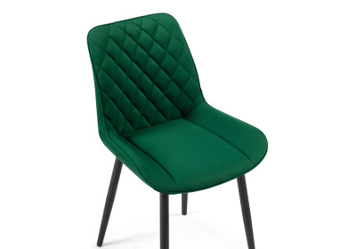 Стул Седа ромб зеленый / черный. Фото