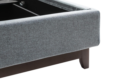 Кровать с ортопедическим основанием и ящиком Сканди Лайт 1.6 Грей фото Кровать с ортопедическим основанием и ящиком Сканди Лайт 1.6 Грей. Фото №8