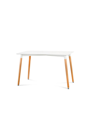 Стол Oslo 120*80, белый фото Стол Oslo 120*80, белый. Фото №2