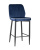 Стул полубарный Лоренс велюр синий. Фото №2