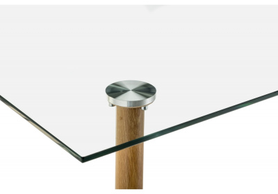 Стол стеклянный Rober wood. Фото