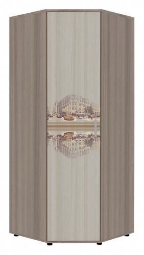 Манхэттен Шкаф угловой Ясень шимо т. /Ясень шимо с.. Фото №1