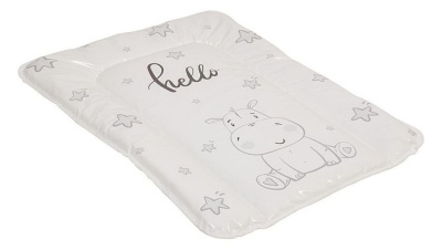 Матрас пеленальный Polini kids Бегемотик, серый фото Матрас пеленальный Polini kids Бегемотик, серый. Фото №3