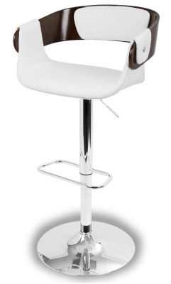 Стул барный JY1999 вишня/ белый. Фото №3