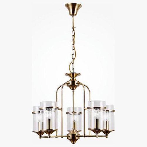 Подвесная люстра Eurosvet Consul 60040/5 античная бронза. Фото №2