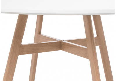 Стол Skandi 90 белый. Фото №4