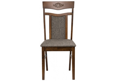 Стул деревянный Sketch dirty oak / dark brown. Фото