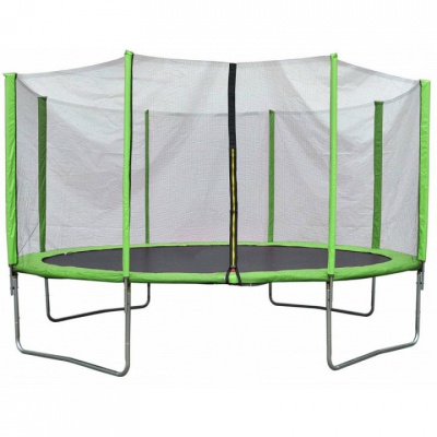 Батут AL-out360 3600 мм, зеленый, серый. Фото №3