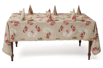Скатерть Secret De Maison Summer Garden (150см х 250см) фото Скатерть Secret De Maison Summer Garden (150см х 250см). Фото №5