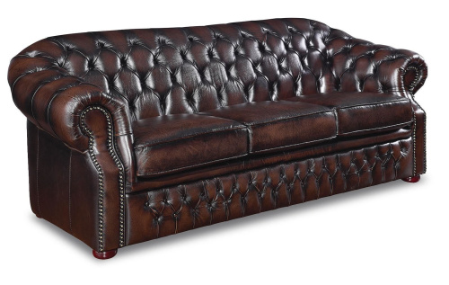 Диван B-128 (3-х местный) коричневый. Фото №6