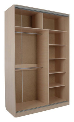 Гранд 5-600* (полки справа) дуб млечный. Фото