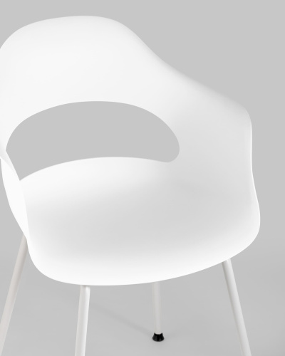 Стул Lady пластик белый фото Стул Lady пластик белый. Фото №9