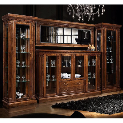 Шкаф с витриной Ривьера ГМ 5801; 5801-01 фото Шкаф с витриной Ривьера ГМ 5801; 5801-01. Фото №2