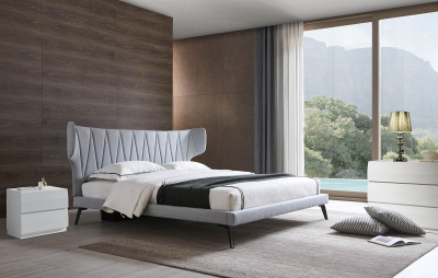 Кровать 1801 серая фото Кровать 1801 серая. Фото №2