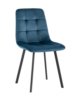 Стул Chilly велюр сине-зеленый. Фото №2