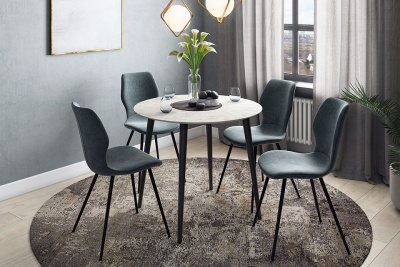 Олимп 2 Стол (обеденный) камень светлый/венге фото Олимп 2 Стол (обеденный) камень светлый/венге. Фото №2