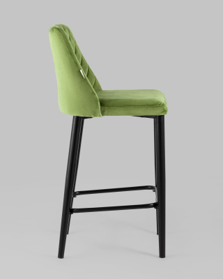 Стул полубарный Диего велюр травяной фото Стул полубарный Диего велюр травяной. Фото №4