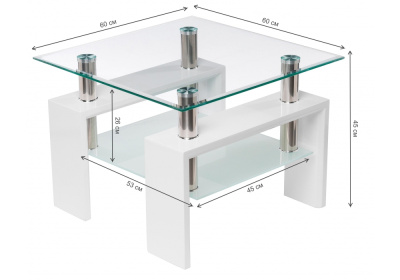 Журнальный стол ST-052 white. Фото №2