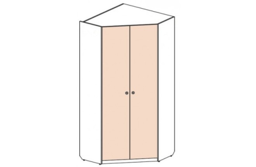 Шкаф угловой Силуэт. Фото №1