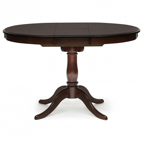 Стол раскладной Siena ( SA-T4EX) дерево гевея/мдф, 90+30х90х75см, Tobacco. Фото №2