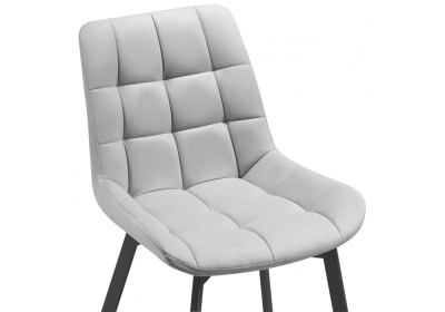 Стул Челси черный / светло-серый фото Стул Челси черный / светло-серый. Фото №5