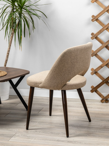 Кресло Lars Сканди Браун/Тёмный Орех. Фото №12